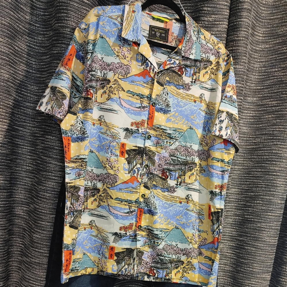 House Of Anarchy Button Up Size XL